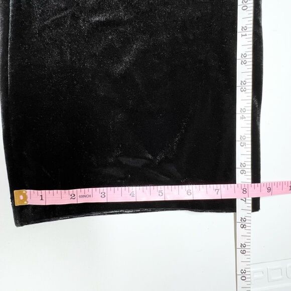 Banana Republic Factory Black Velvet Halter Neck Jumpsuit 2P 2 Petite - Picture 11 of 13